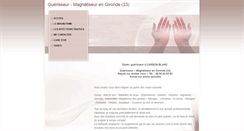 Desktop Screenshot of guerisseur-magnetiseur-gironde.fr